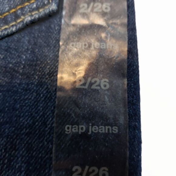 Gap Jeans Skirt Size 2 /26 Denim Skirt Mini A-Line - Picture 4 of 4